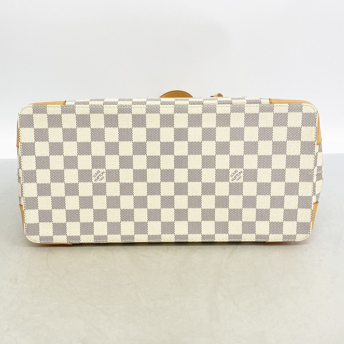 【6gd4484】ルイヴィトン トートバッグ ダミエ・アズール ハムステッドMM N51206 ホワイト【中古】レディース