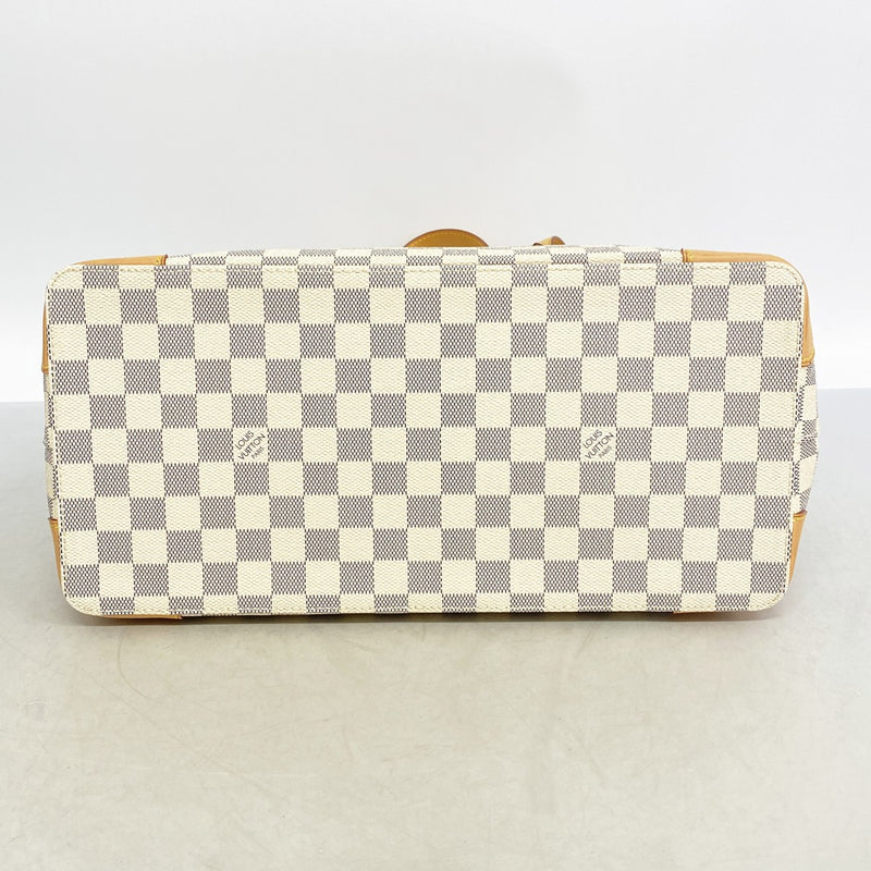 【6gd4484】ルイヴィトン トートバッグ ダミエ・アズール ハムステッドMM N51206 ホワイト【中古】レディース