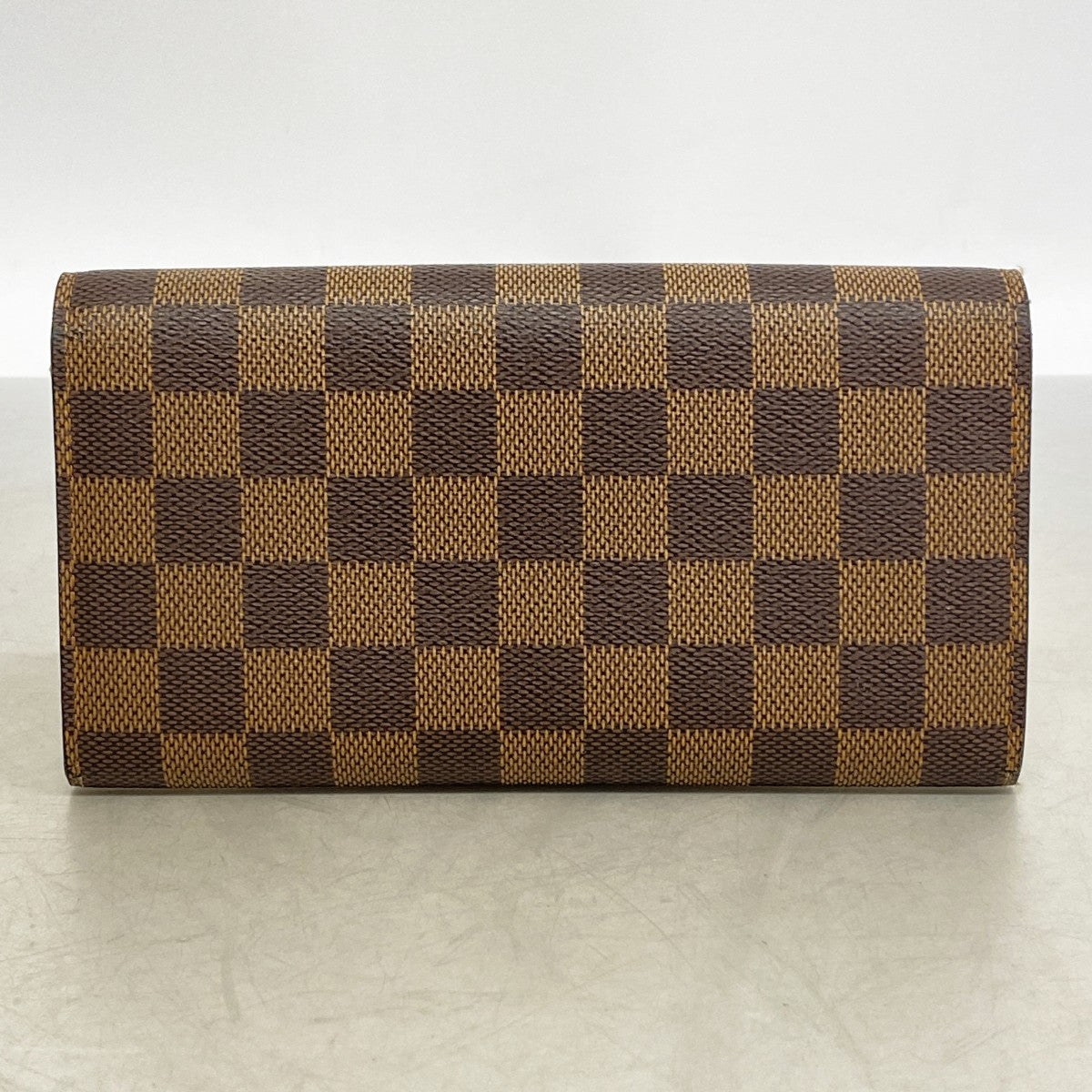 【6gd4485】ルイヴィトン 長財布 ダミエ ポルトフォイユサラ N61734 エベヌ【中古】メンズ レディース ユニセックス