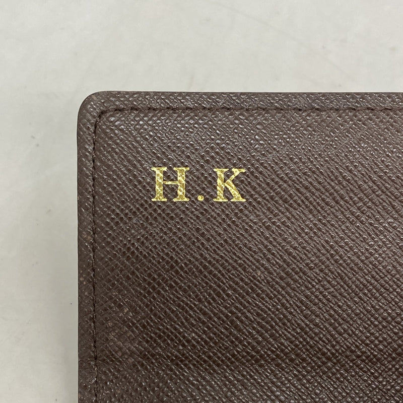 【6gd4485】ルイヴィトン 長財布 ダミエ ポルトフォイユサラ N61734 エベヌ【中古】メンズ レディース ユニセックス