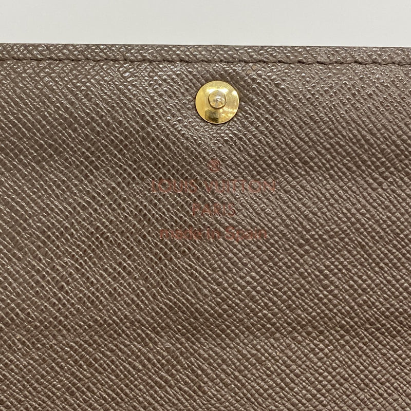 【6gd4485】ルイヴィトン 長財布 ダミエ ポルトフォイユサラ N61734 エベヌ【中古】メンズ レディース ユニセックス