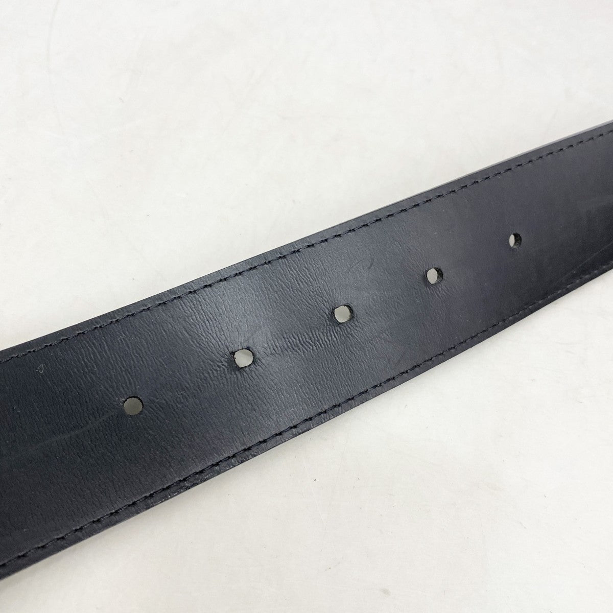 【6gd4495-k】ルイヴィトン ベルト モノグラム・エクリプス サンチュールリヴェルソ M9044 ブラック【中古】メンズ