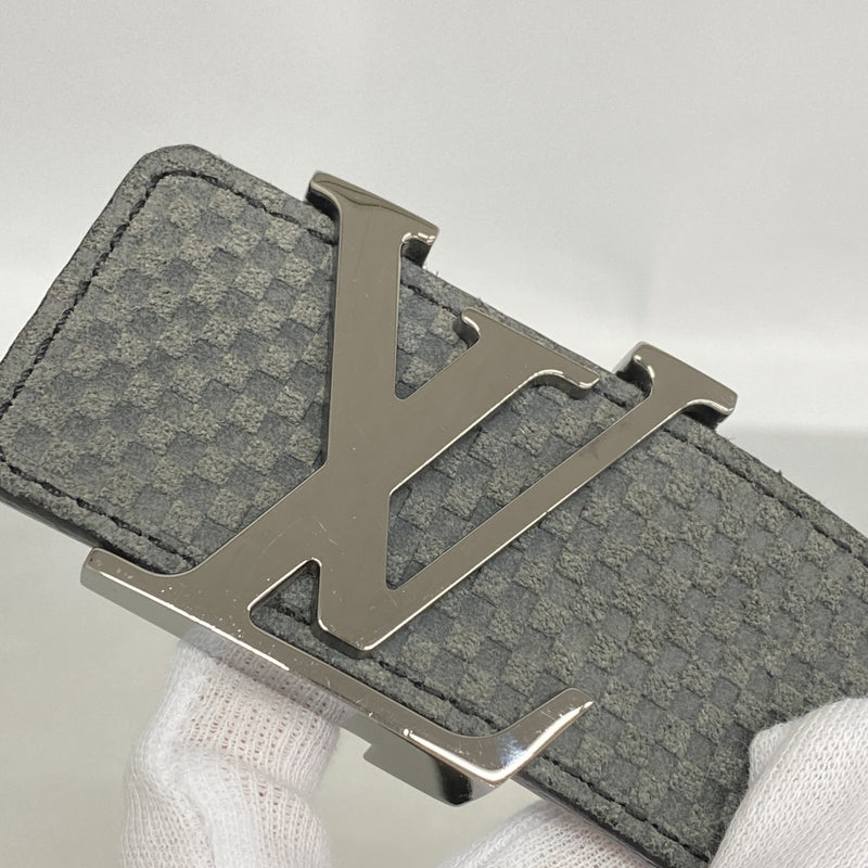 【6gd4496-k】ルイヴィトン ベルト ダミエ・グラフィット サンチュールLVイニシャル M6875 ブラック【中古】メンズ