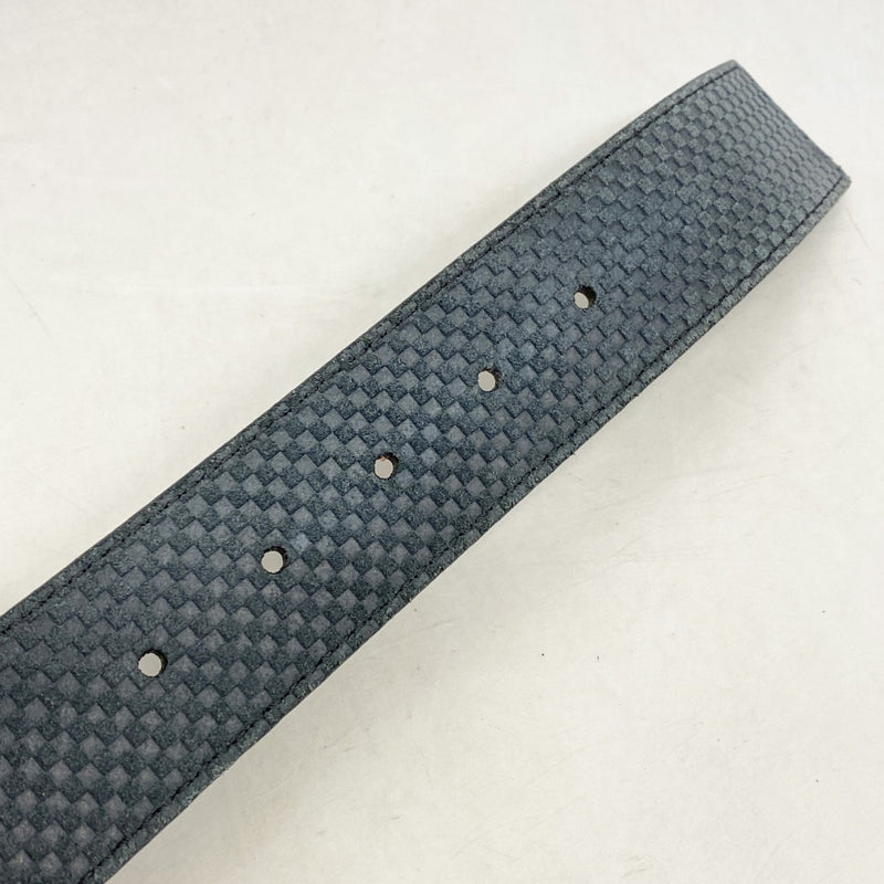 【6gd4496-k】ルイヴィトン ベルト ダミエ・グラフィット サンチュールLVイニシャル M6875 ブラック【中古】メンズ