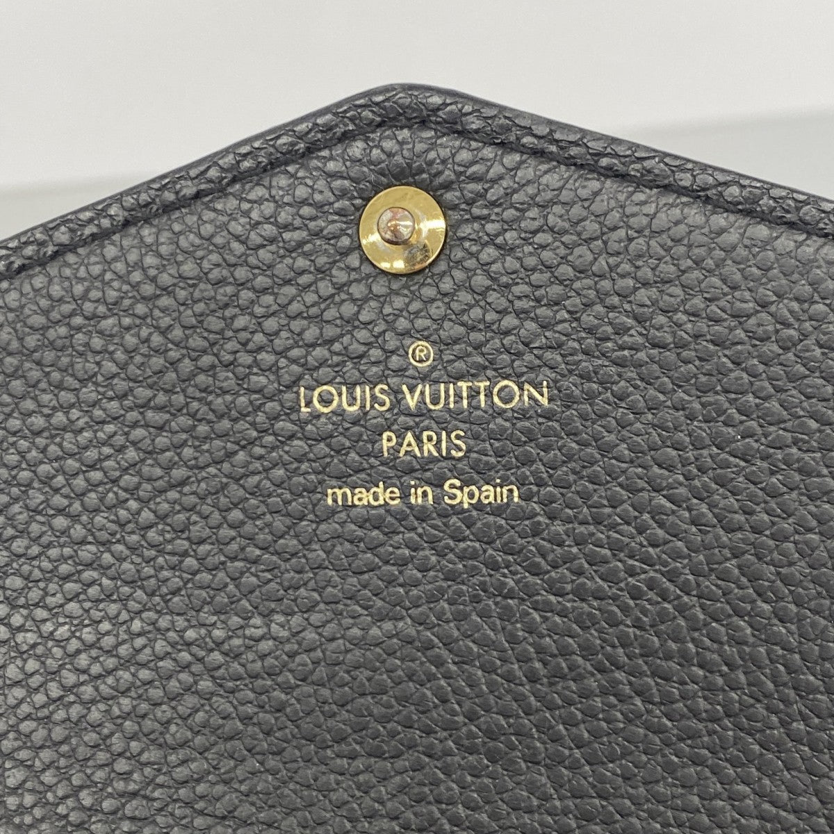 【6gd4505-k】ルイヴィトン 長財布 モノグラム・アンプラント バイカラー ポルトフォイユサラ M80496 ブラック ベージュ【中古】レディース