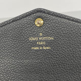 【6gd4505-k】ルイヴィトン 長財布 モノグラム・アンプラント バイカラー ポルトフォイユサラ M80496 ブラック ベージュ【中古】レディース
