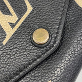 【6gd4505-k】ルイヴィトン 長財布 モノグラム・アンプラント バイカラー ポルトフォイユサラ M80496 ブラック ベージュ【中古】レディース