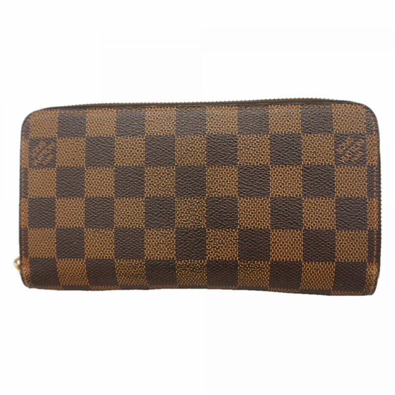 【6gd4515】ルイヴィトン 長財布 ダミエ ジッピーウォレット N60015 エベヌ【中古】メンズ レディース ユニセックス