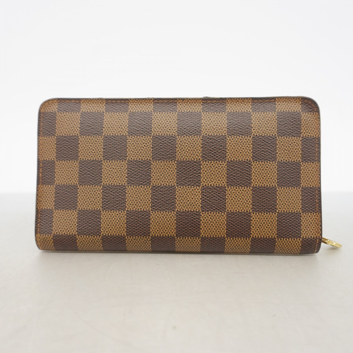 【6gd4516】ルイヴィトン 長財布 ダミエ ポルトモネ ジップ N61728 エベヌ【中古】メンズ レディース ユニセックス