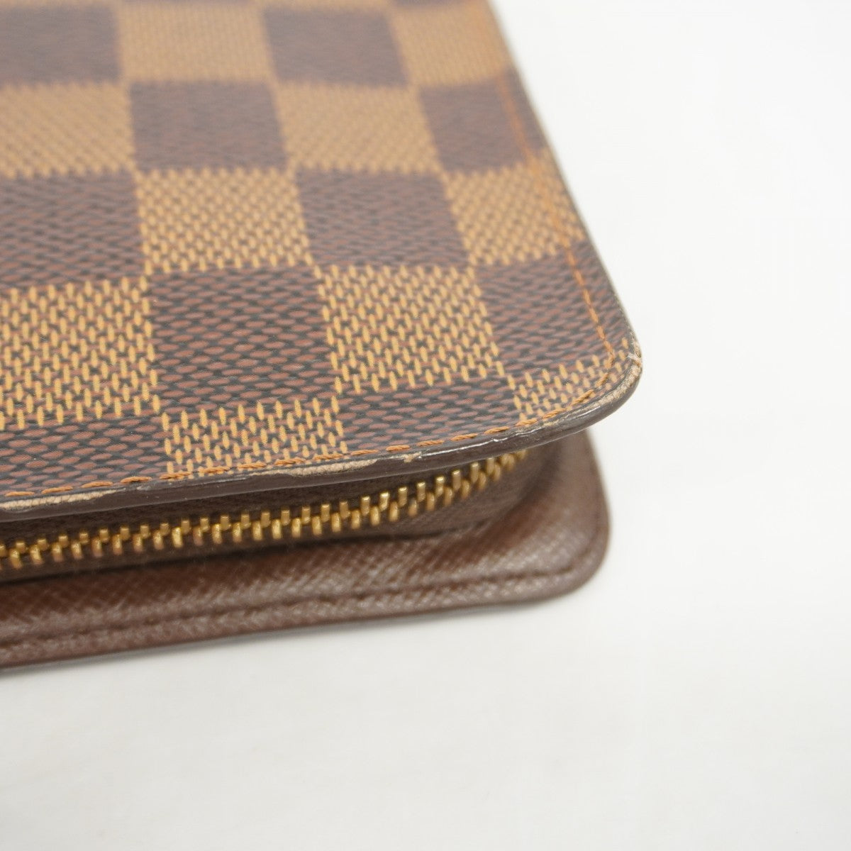 【6gd4516】ルイヴィトン 長財布 ダミエ ポルトモネ ジップ N61728 エベヌ【中古】メンズ レディース ユニセックス