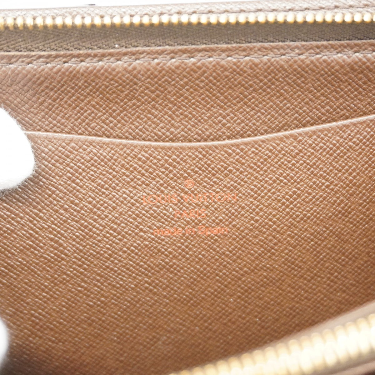 【6gd4516】ルイヴィトン 長財布 ダミエ ポルトモネ ジップ N61728 エベヌ【中古】メンズ レディース ユニセックス