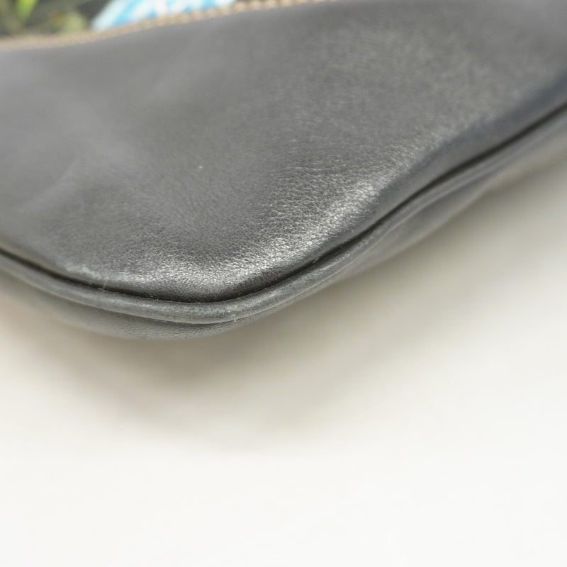 【6gd4529-k】グッチ ショルダーバッグ ニュージャッキー 153693 キャンバス ブラック マルチカラー シャンパンゴールド金具【中古】レディース