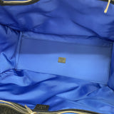 【6gd4534-k】グッチ トートバッグ オフザグリッド 630353 ナイロン ブルー シルバー金具 2wayバッグ【中古】メンズ レディース ユニセックス