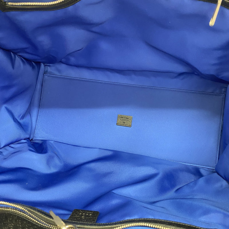 【6gd4534-k】グッチ トートバッグ オフザグリッド 630353 ナイロン ブルー シルバー金具 2wayバッグ【中古】メンズ レディース ユニセックス