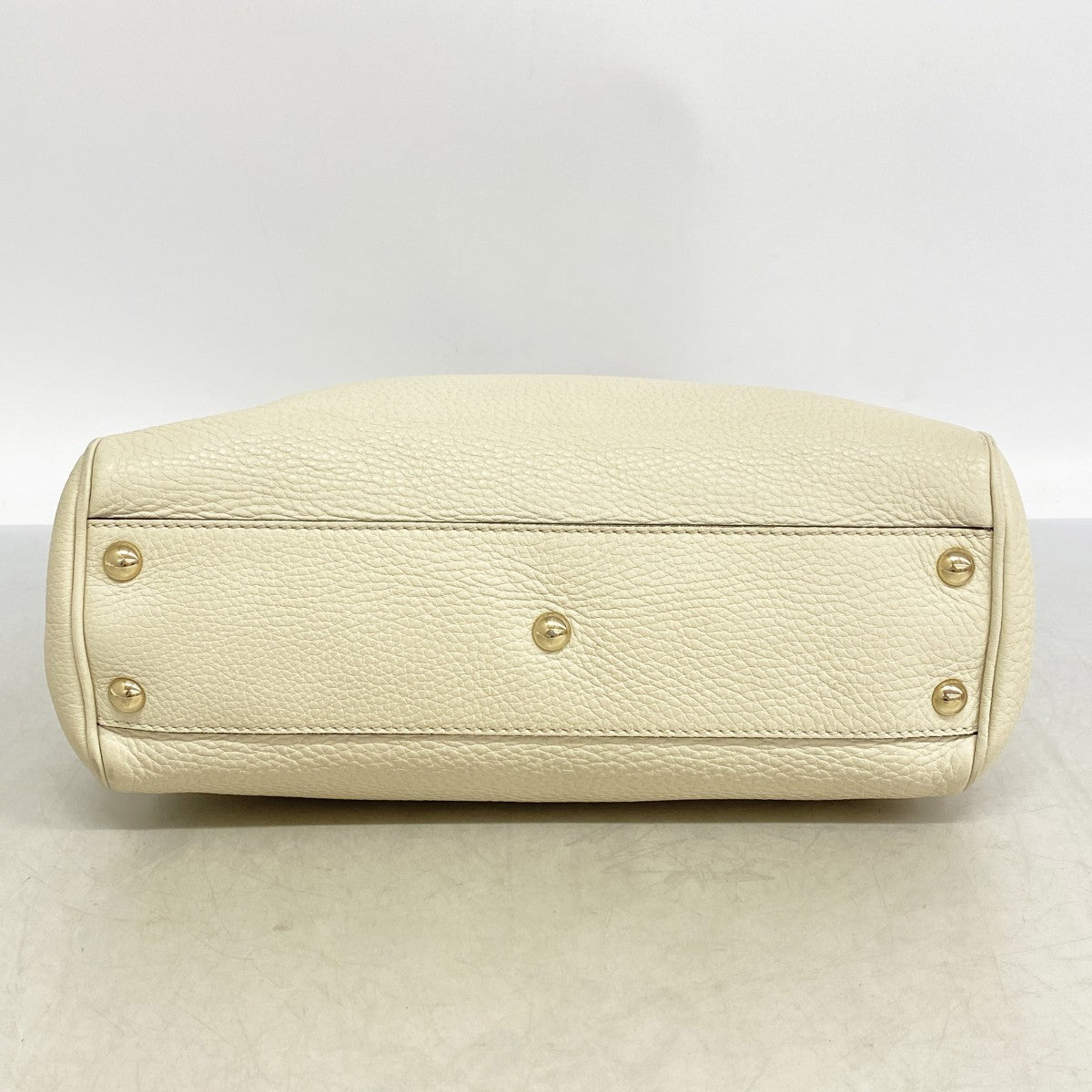 【6gd4538-k】グッチ ハンドバッグ バンブー 336032 レザー アイボリー シャンパンゴールド金具 2wayバッグ【中古】レディース