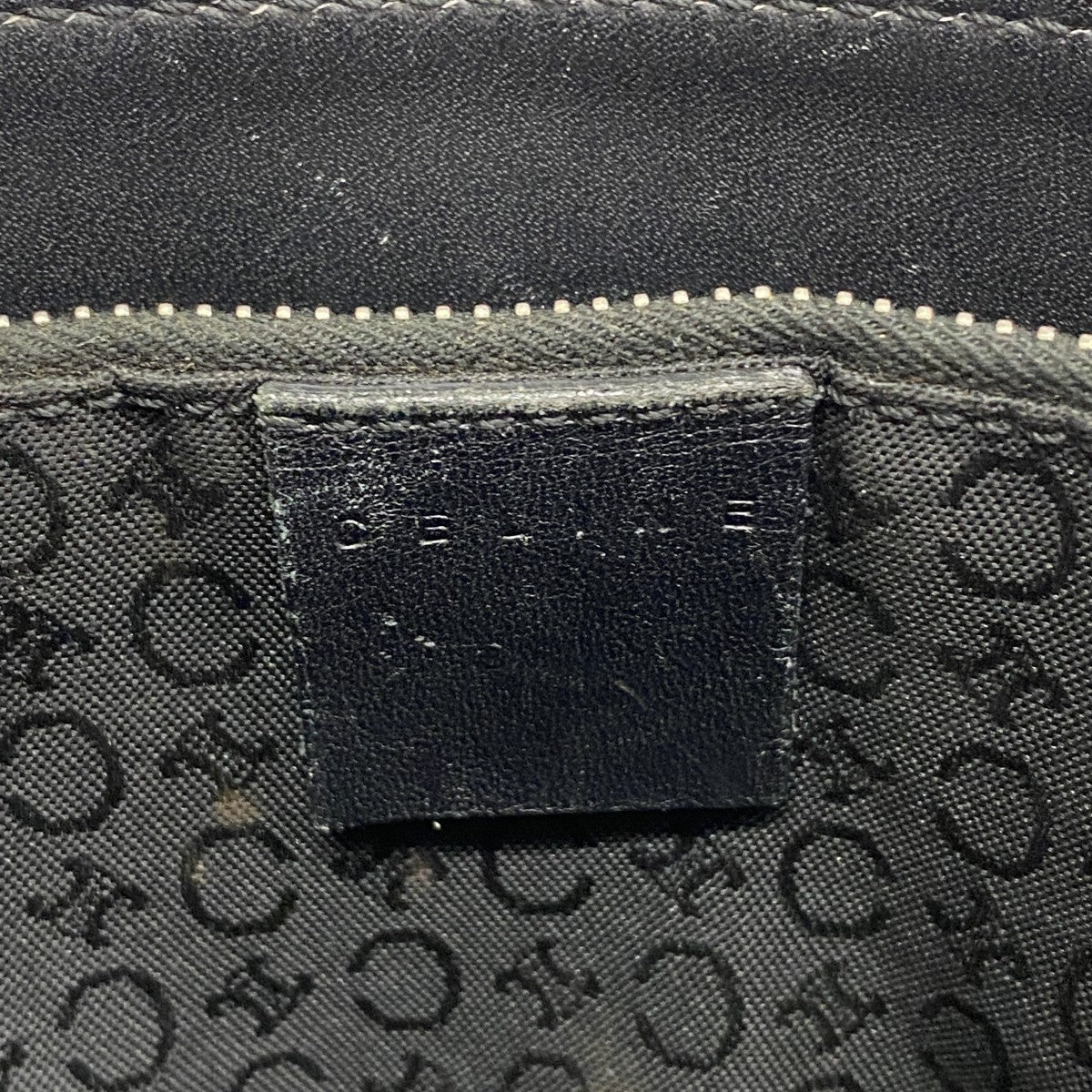 【6gd4540-k】セリーヌ ハンドバッグ Cマカダム キャンバス ブラック シルバー金具【中古】レディース