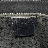 【6gd4540-k】セリーヌ ハンドバッグ Cマカダム キャンバス ブラック シルバー金具【中古】レディース