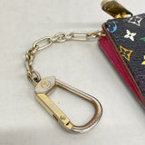 【6gd4542-k】ルイヴィトン コインケース モノグラム・マルチカラー ポシェットクレ M93735 ノワール/グルナード【中古】レディース