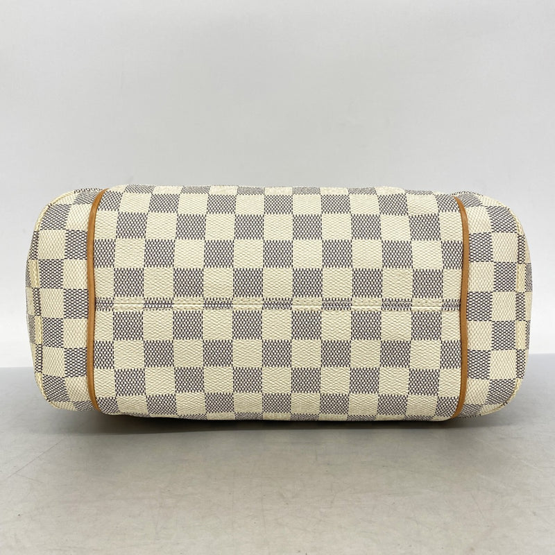 【6gd4546】ルイヴィトン トートバッグ ダミエ・アズール トータリーPM N51261 ホワイト【中古】レディース