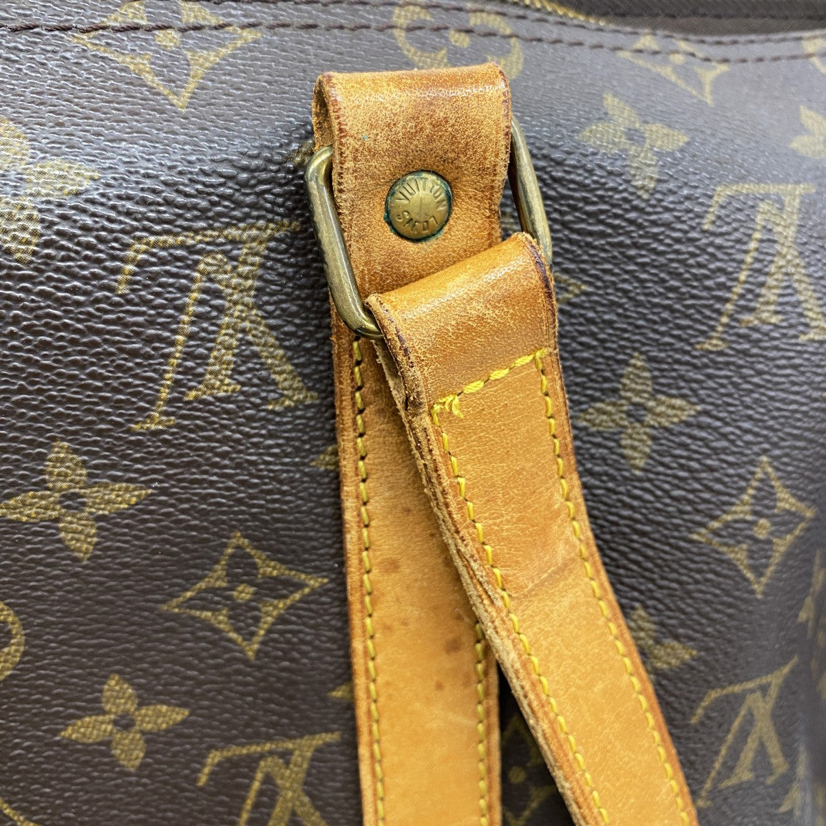 【6gd4551】ルイヴィトン ボストンバッグ モノグラム フラネリー45 M51115 ブラウン【中古】メンズ レディース ユニセックス