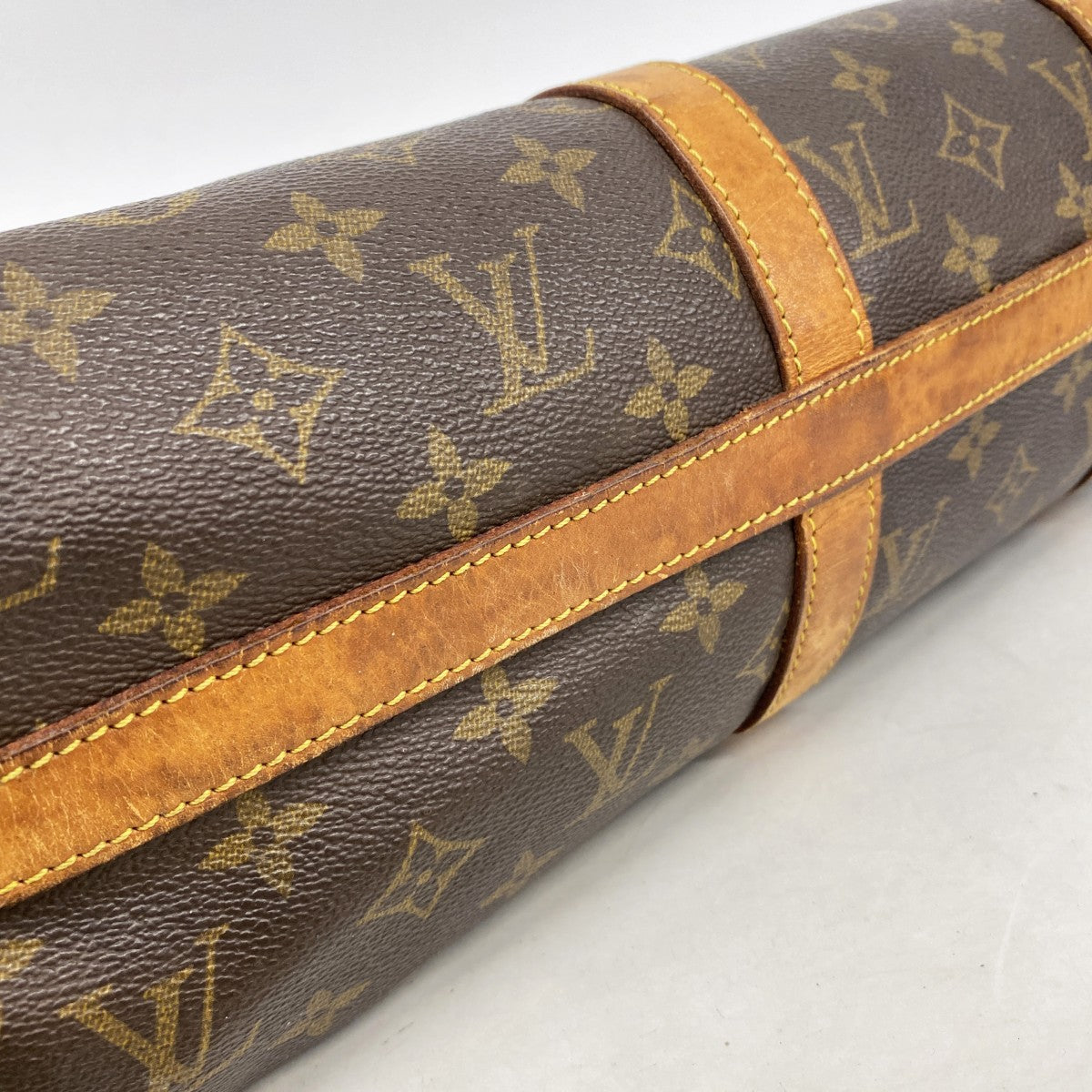 【6gd4551】ルイヴィトン ボストンバッグ モノグラム フラネリー45 M51115 ブラウン【中古】メンズ レディース ユニセックス