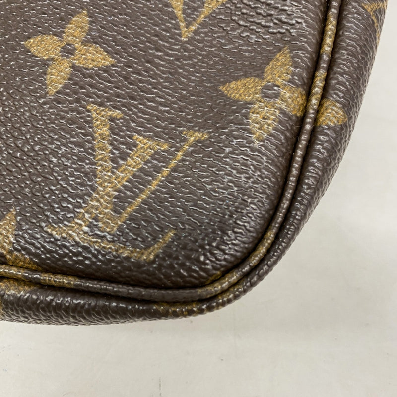 【6gd4552】ルイヴィトン ポーチ モノグラム ポシェットアクセソワール M51980 ブラウン【中古】レディース