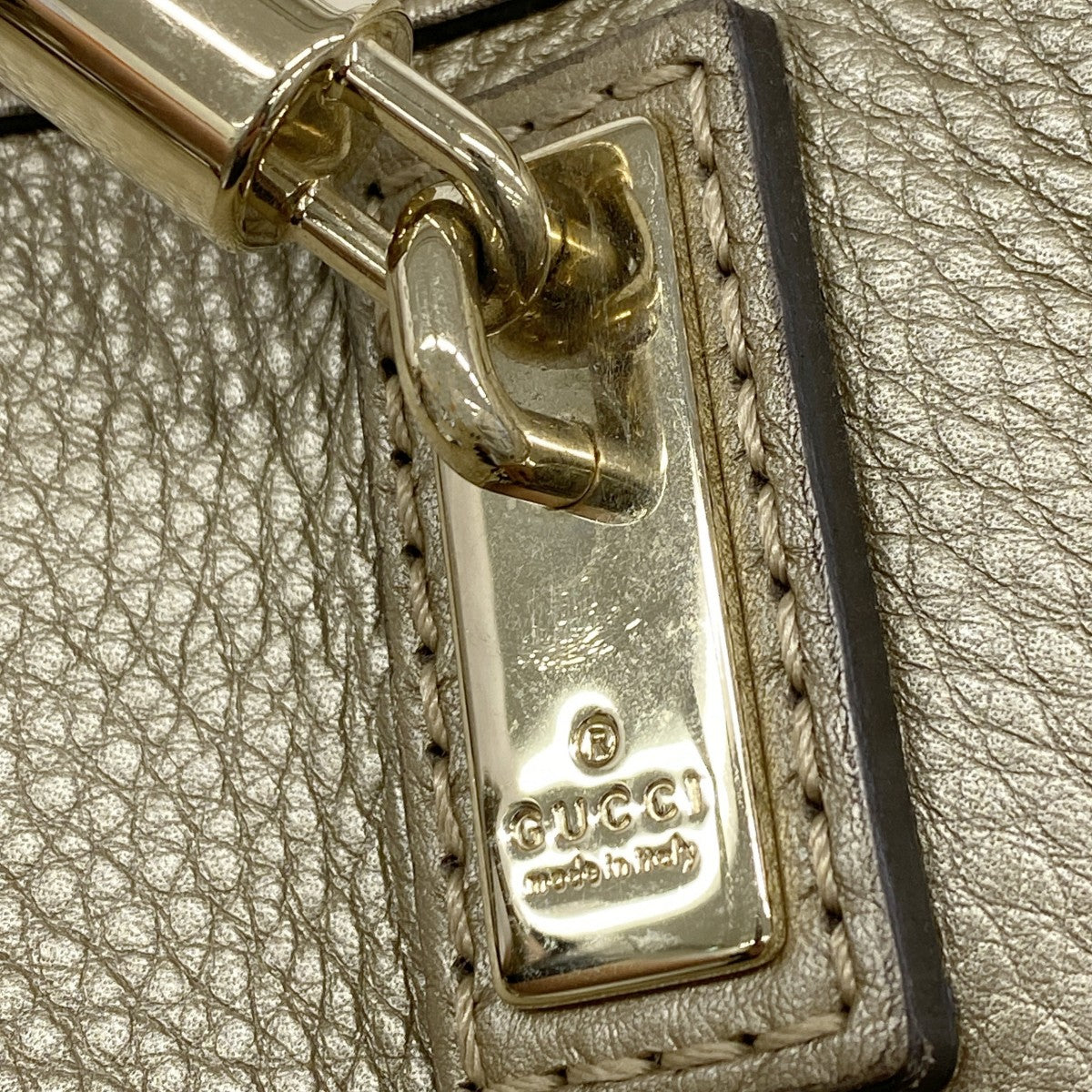 【6gd4556-k】グッチ トートバッグ バンブー 269945 レザー ゴールド シャンパンゴールド金具【中古】レディース