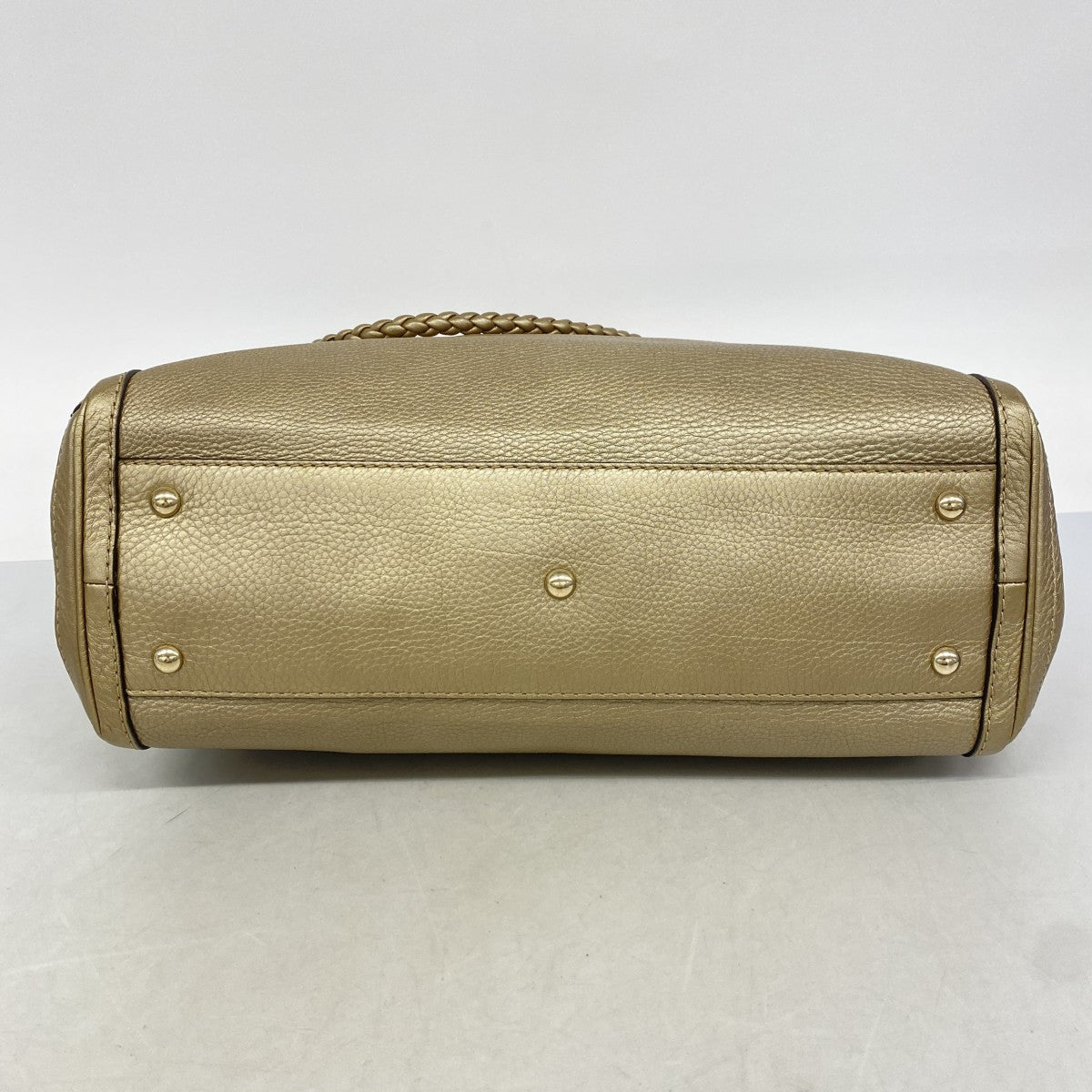 【6gd4556-k】グッチ トートバッグ バンブー 269945 レザー ゴールド シャンパンゴールド金具【中古】レディース