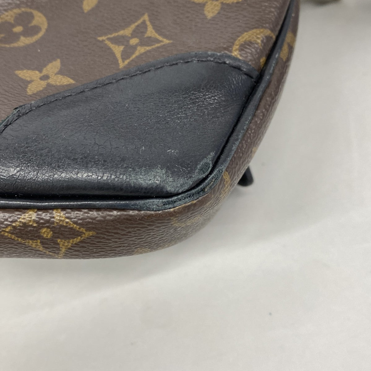 【6gd4560-k】ルイヴィトン ショルダーバッグ モノグラム オデオンMM NM M45352 ブラウン ブラック【中古】レディース