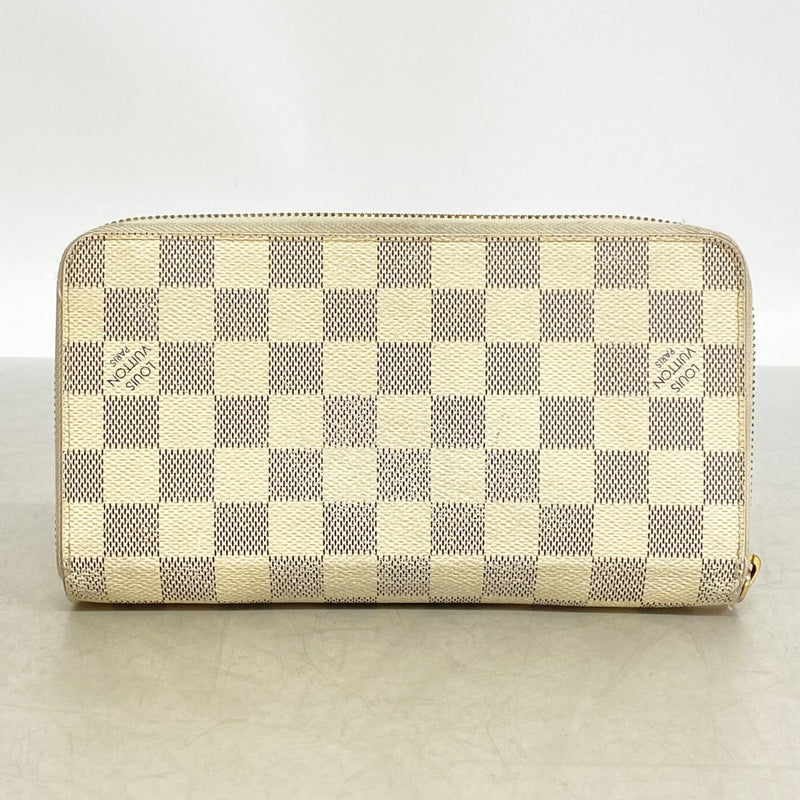 【6gd4564】ルイヴィトン 長財布 ダミエ・アズール ジッピーオーガナイザー N60012 ホワイト【中古】メンズ レディース ユニセックス