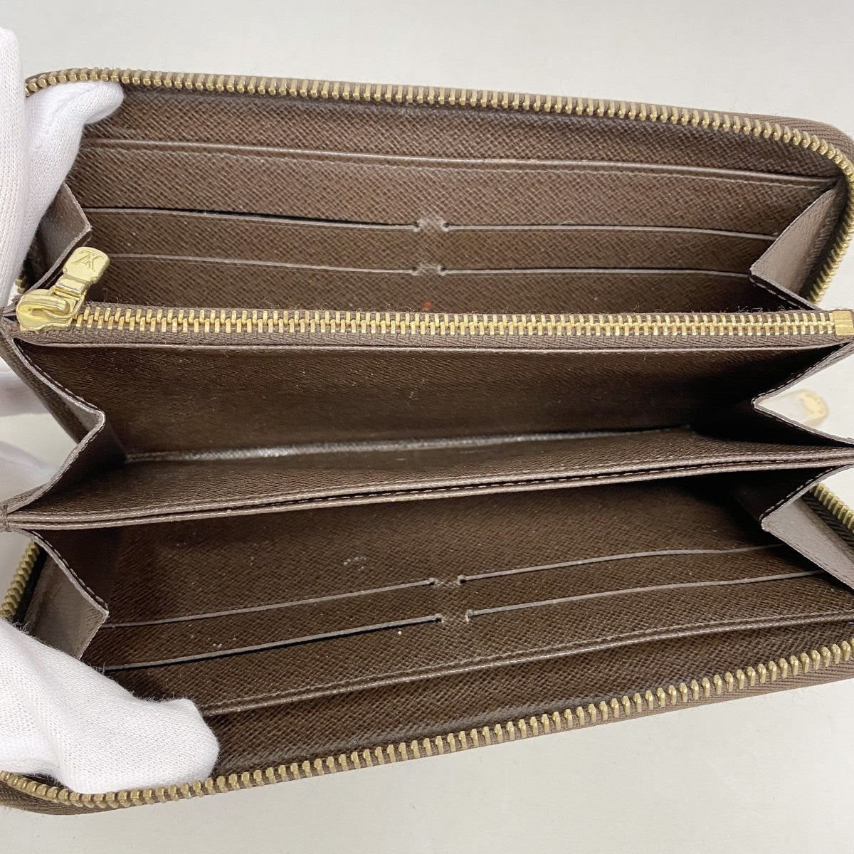 【6gd4565】ルイヴィトン 長財布 ダミエ ジッピーウォレット N60015 エベヌ【中古】メンズ レディース ユニセックス