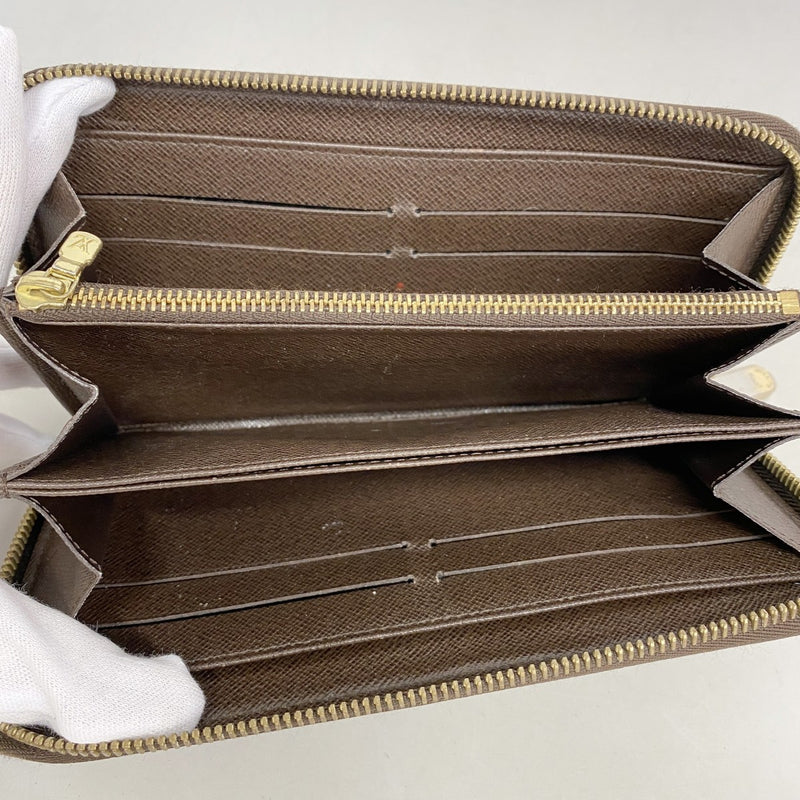 【6gd4565】ルイヴィトン 長財布 ダミエ ジッピーウォレット N60015 エベヌ【中古】メンズ レディース ユニセックス
