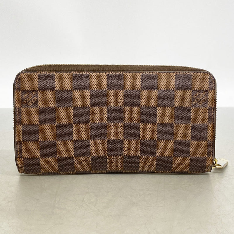 【6gd4565】ルイヴィトン 長財布 ダミエ ジッピーウォレット N60015 エベヌ【中古】メンズ レディース ユニセックス
