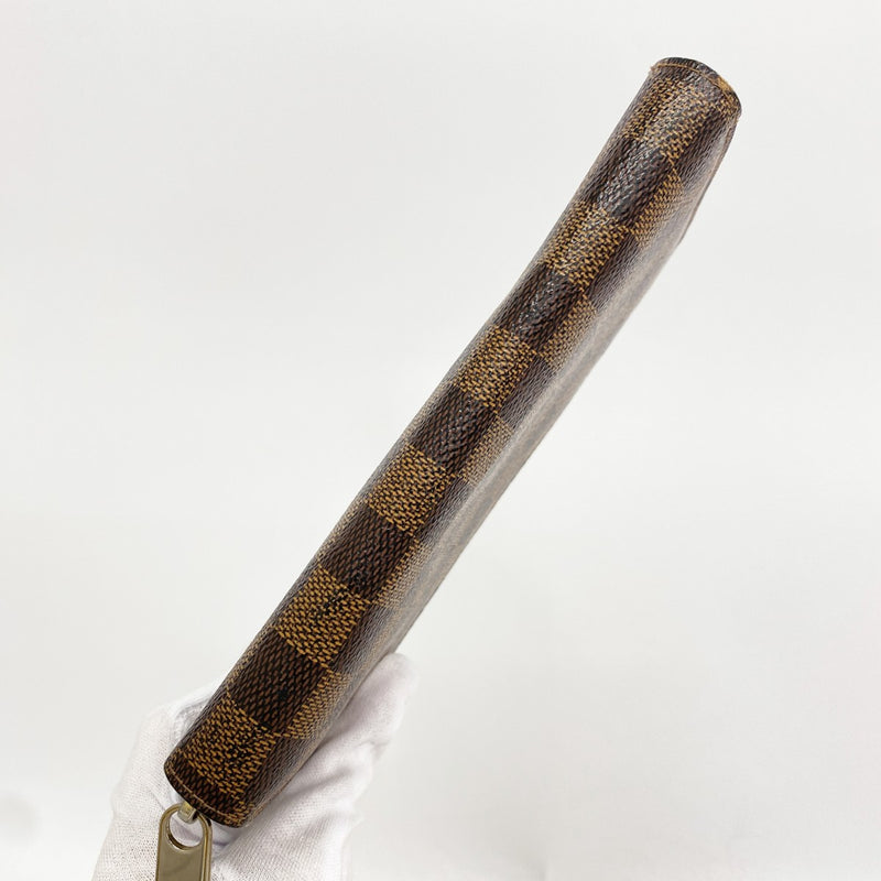 【6gd4565】ルイヴィトン 長財布 ダミエ ジッピーウォレット N60015 エベヌ【中古】メンズ レディース ユニセックス