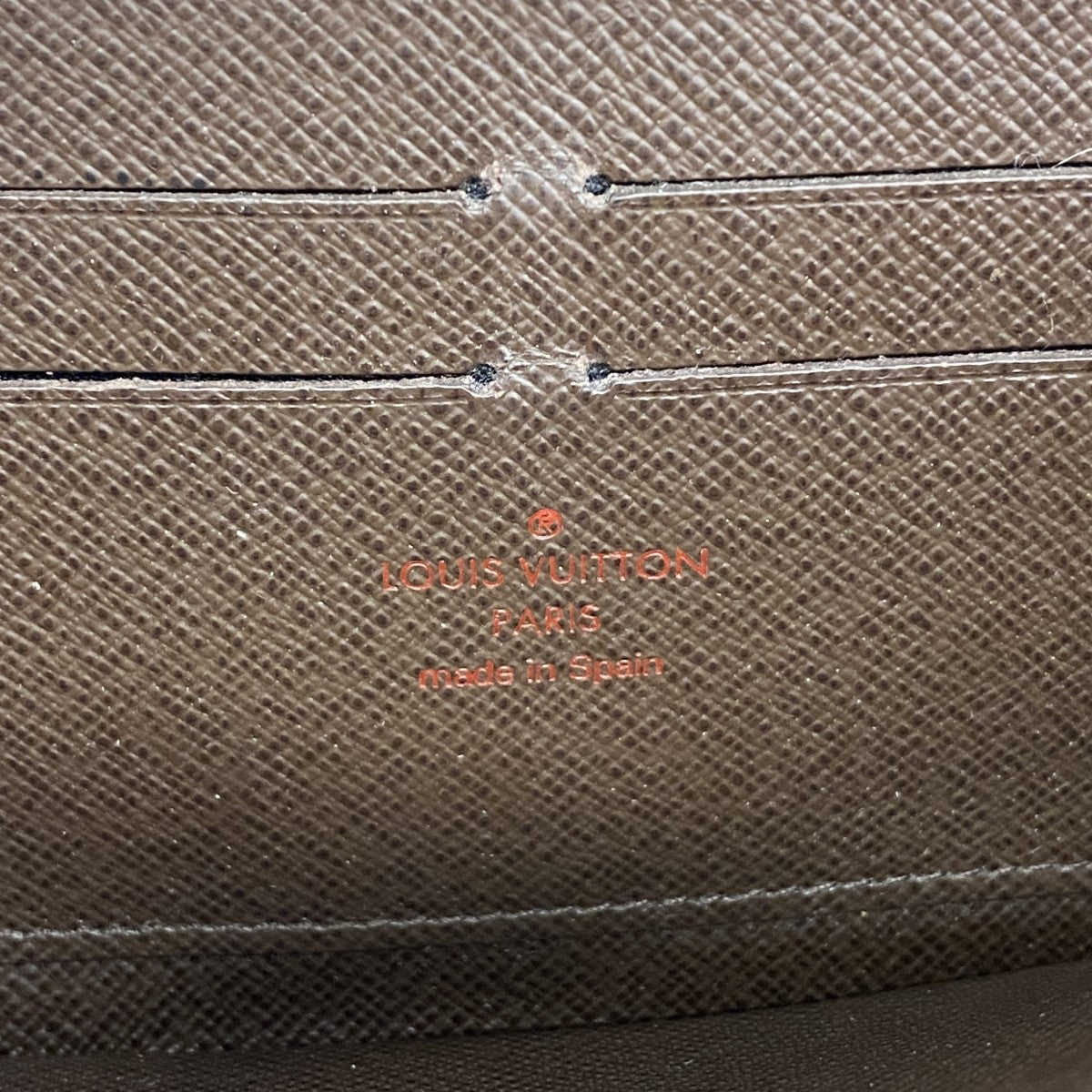 【6gd4565】ルイヴィトン 長財布 ダミエ ジッピーウォレット N60015 エベヌ【中古】メンズ レディース ユニセックス