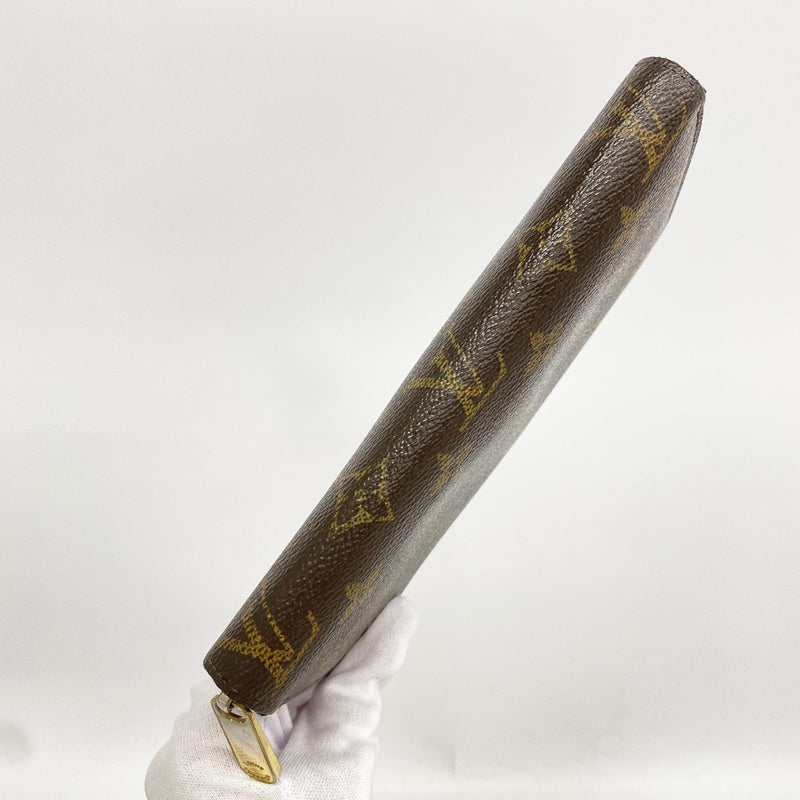 【6gd4566】ルイヴィトン 長財布 モノグラム ジッピーウォレット M60017 ブラウン【中古】メンズ レディース ユニセックス