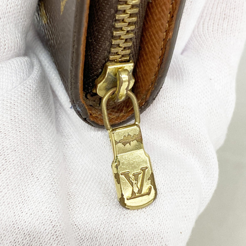 【6gd4568】ルイヴィトン 長財布 モノグラム ポルトモネジップ M61727 ブラウン【中古】レディース
