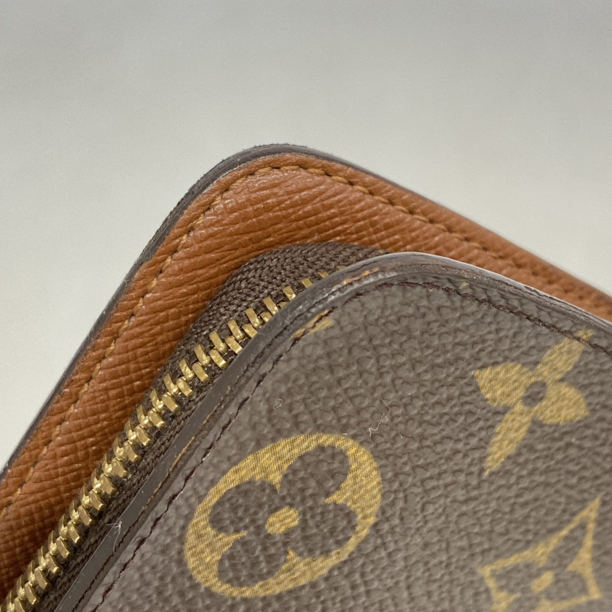 【6gd4568】ルイヴィトン 長財布 モノグラム ポルトモネジップ M61727 ブラウン【中古】レディース