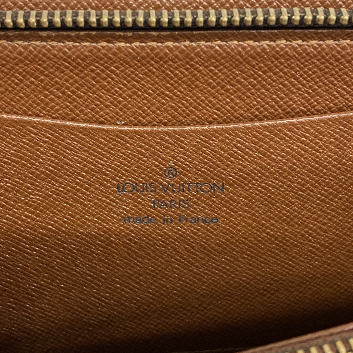 【6gd4568】ルイヴィトン 長財布 モノグラム ポルトモネジップ M61727 ブラウン【中古】レディース