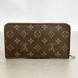 【6gd4569】ルイヴィトン 長財布 モノグラム ポルトモネジップ M61727 ブラウン【中古】レディース