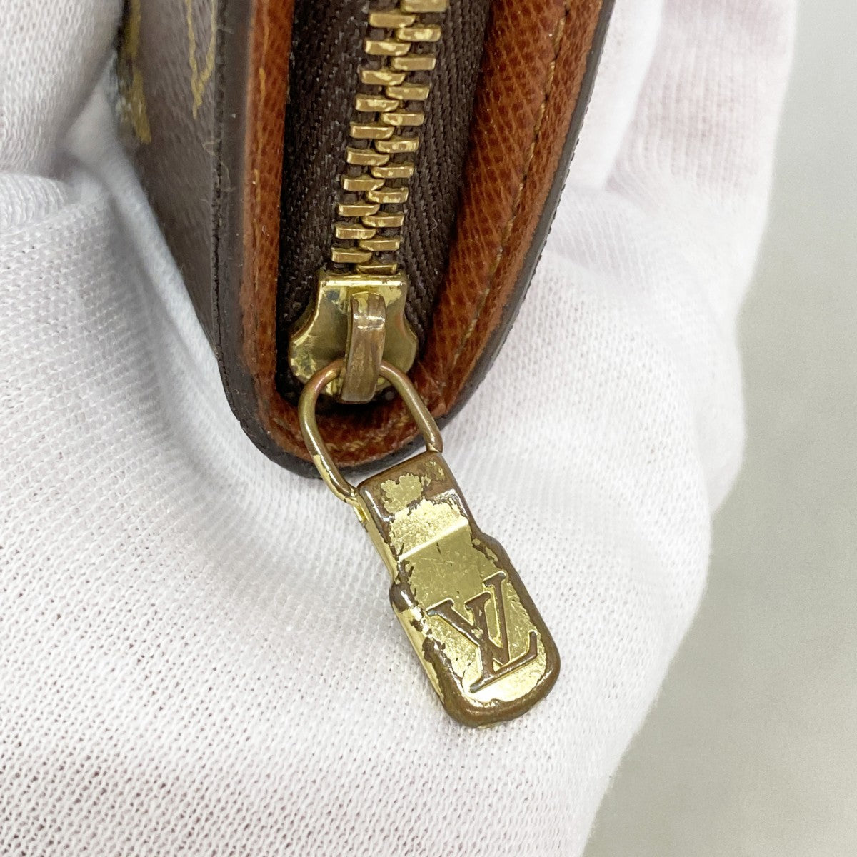 【6gd4569】ルイヴィトン 長財布 モノグラム ポルトモネジップ M61727 ブラウン【中古】レディース