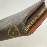 【6gd4569】ルイヴィトン 長財布 モノグラム ポルトモネジップ M61727 ブラウン【中古】レディース