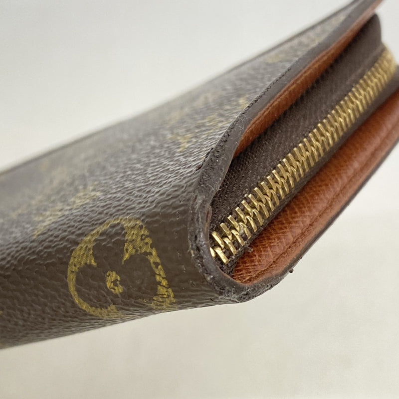 【6gd4569】ルイヴィトン 長財布 モノグラム ポルトモネジップ M61727 ブラウン【中古】レディース