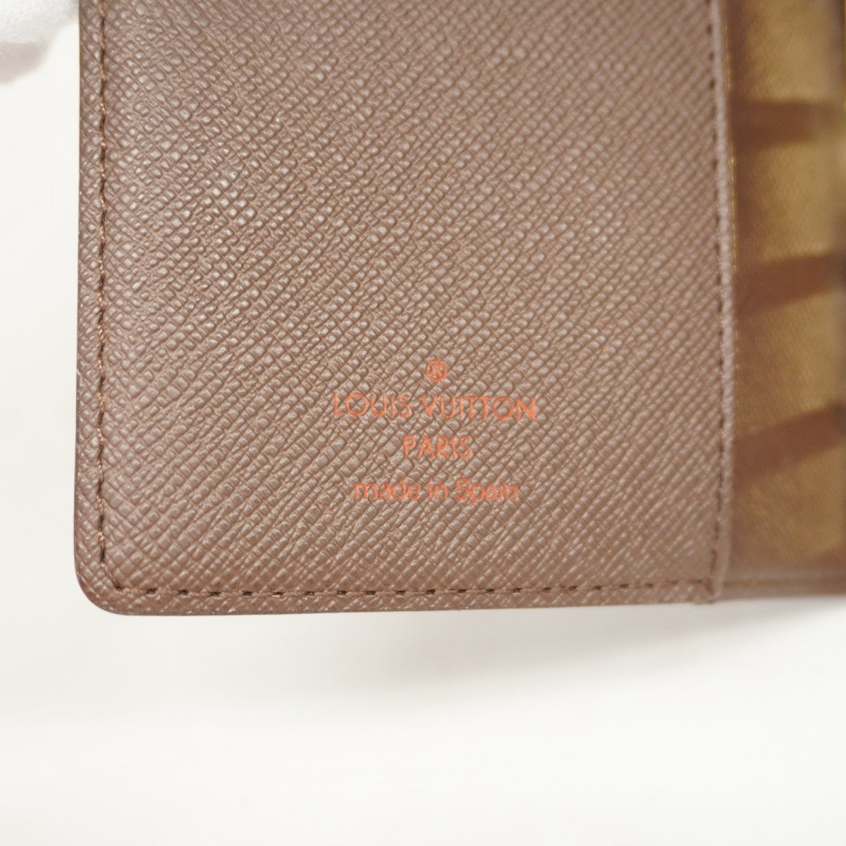【6gd4575】ルイヴィトン 手帳カバー ダミエ アジェンダPM R20700 エベヌ【中古】メンズ レディース ユニセックス