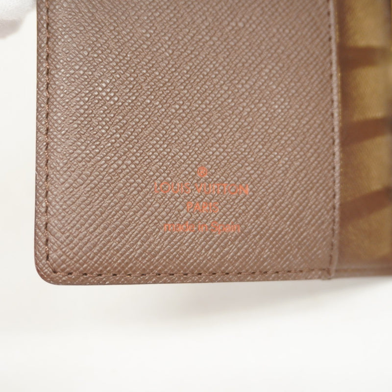 【6gd4575】ルイヴィトン 手帳カバー ダミエ アジェンダPM R20700 エベヌ【中古】メンズ レディース ユニセックス