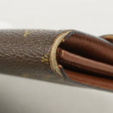 【6gd4583】ルイヴィトン 長財布 モノグラム ポシェットポルトモネクレディ M61725 ブラウン【中古】レディース