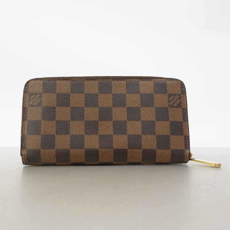 【6gd4585】ルイヴィトン 長財布 ダミエ ジッピーウォレット N60015 エベヌ【中古】メンズ レディース ユニセックス