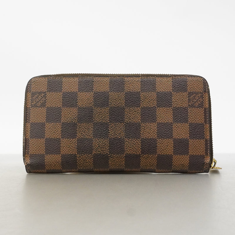 【6gd4588】ルイヴィトン 長財布 ダミエ ジッピーウォレット N60015 エベヌ【中古】レディース
