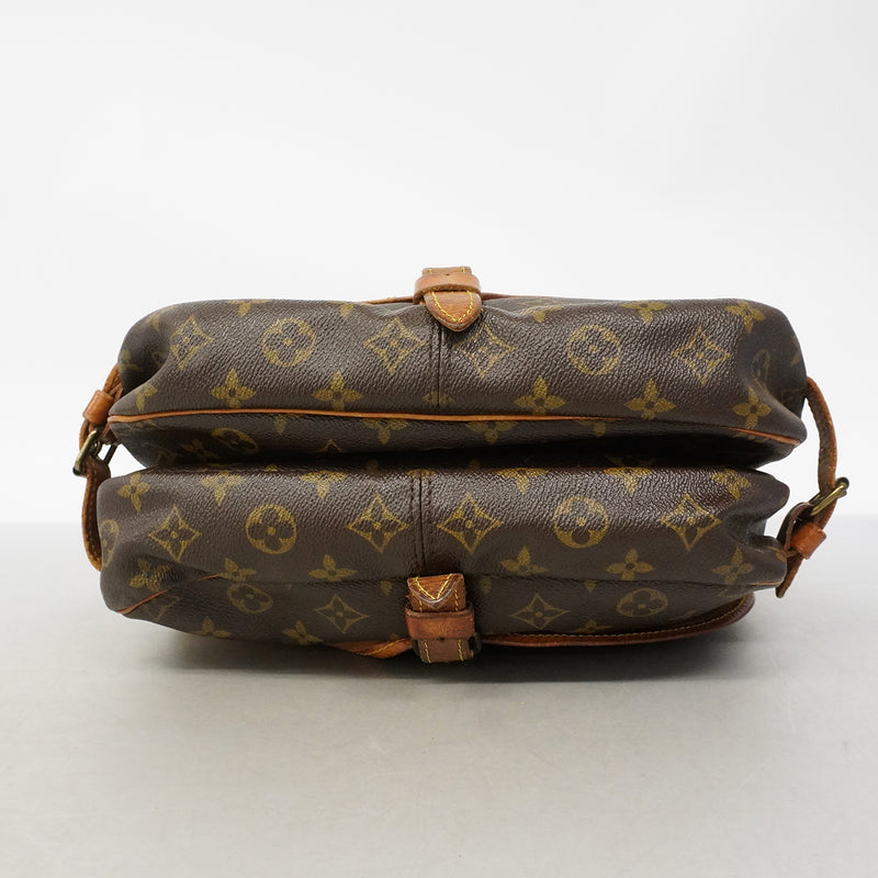 【6gd4589】ルイヴィトン ショルダーバッグ モノグラム ソミュール30 M42256 ブラウン【中古】レディース
