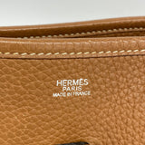 【6gd4590】エルメス ショルダーバッグ エヴリン1PM トリヨンクレマンス ゴールド シルバー金具 □I刻印【中古】レディース